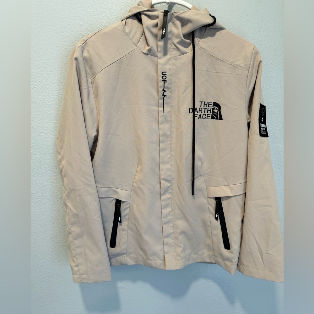 Star Wars DarthFace Windbreaker Jacket Size Medium NWOT